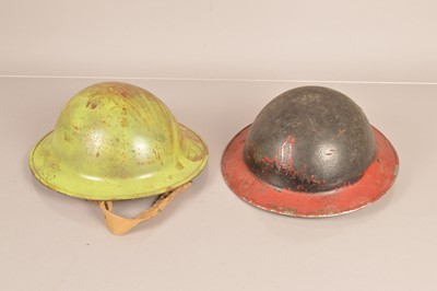 Lot 532 - Two Brodie Helmets