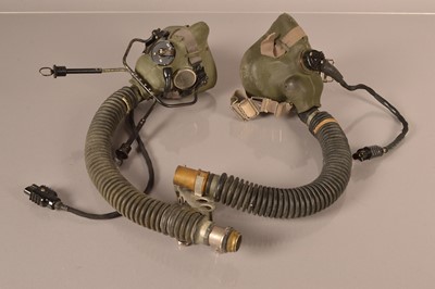 Lot 547 - Two pairs of Pilot's Oxygen Masks