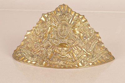 Lot 577 - A Victorian 16th Queen's Lancers Cap plate
