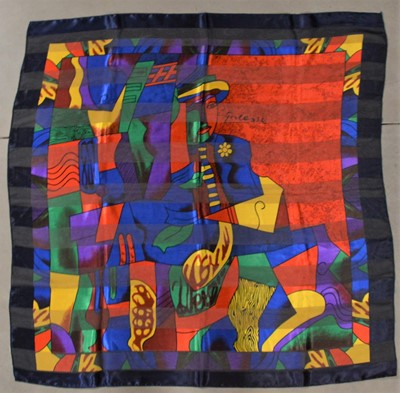 Lot 224 - A Picasso design silk scarf