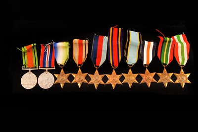 Lot 655 - An unattributed WWII medal group