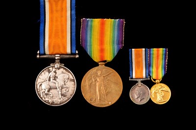Lot 688 - A WWI Royal Engineers medal duo