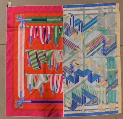 Lot 225 - An Hermes silk scarf