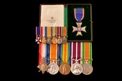 Lot 713 - A Royal Engineers Royal Victorian Order M.V.O medal group of six with miniatures