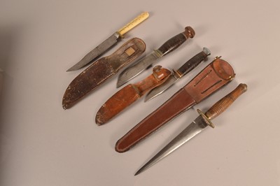 Lot 726 - A Bone handled knife by Brookes & Crookes