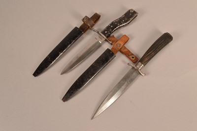 Lot 731 - A Unit Marked Demag fighting knife