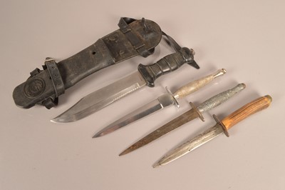 Lot 732 - Two Fairbairn Sykes fighting daggers