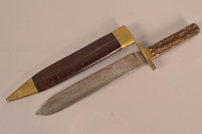 Lot 773 - A J Rodgers & Sons Bowie Fighting Knife