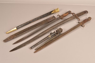 Lot 778 - Two 1907 SMLE bayonets