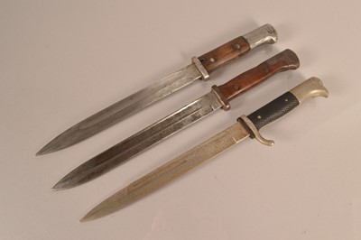 Lot 794 - Three German Bayonets