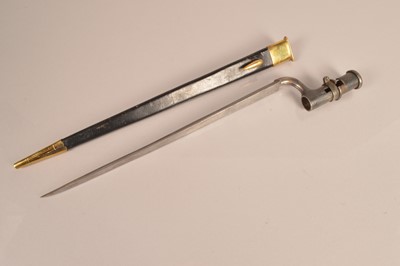 Lot 804 - A Socket Bayonet by John Gill