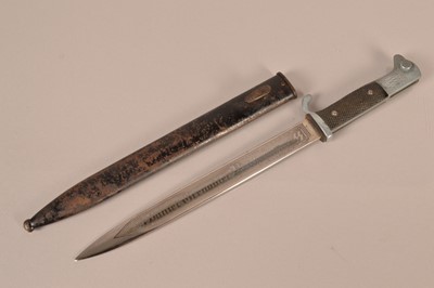 Lot 812 - A German Dress KS98 bayonet with SS Markings