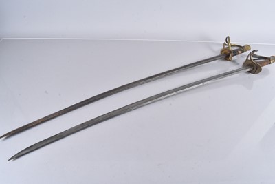 Lot 829 - Two Officer's Swords