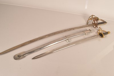 Lot 836 - Two Indian made swords