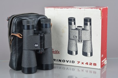 Lot 278 - A Pair of Leitz Wetzlar 7x42B 140m/1000m Trinovid Binoculars