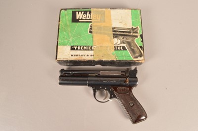 Lot 879 - A Webley Premier .22 Air pistol