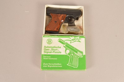 Lot 880 - A German SM 8mm Starting Pistol