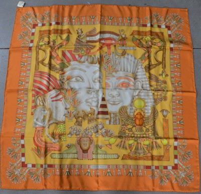 Lot 227 - An Hermes silk scarf