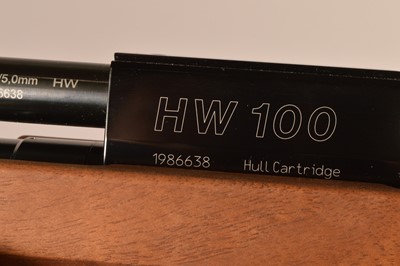Lot 952 - A Weihrauch HW 100 .20 PCP air rifle