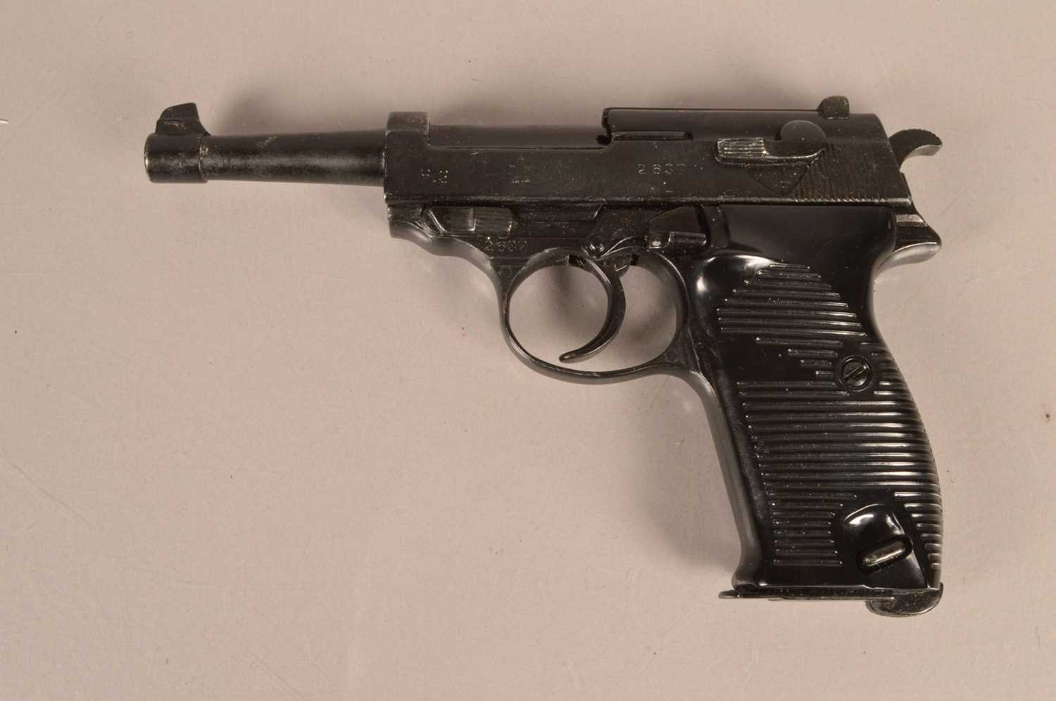 Lot 953 - A WWII P38 9mm Replica handgun by Denix of Spain