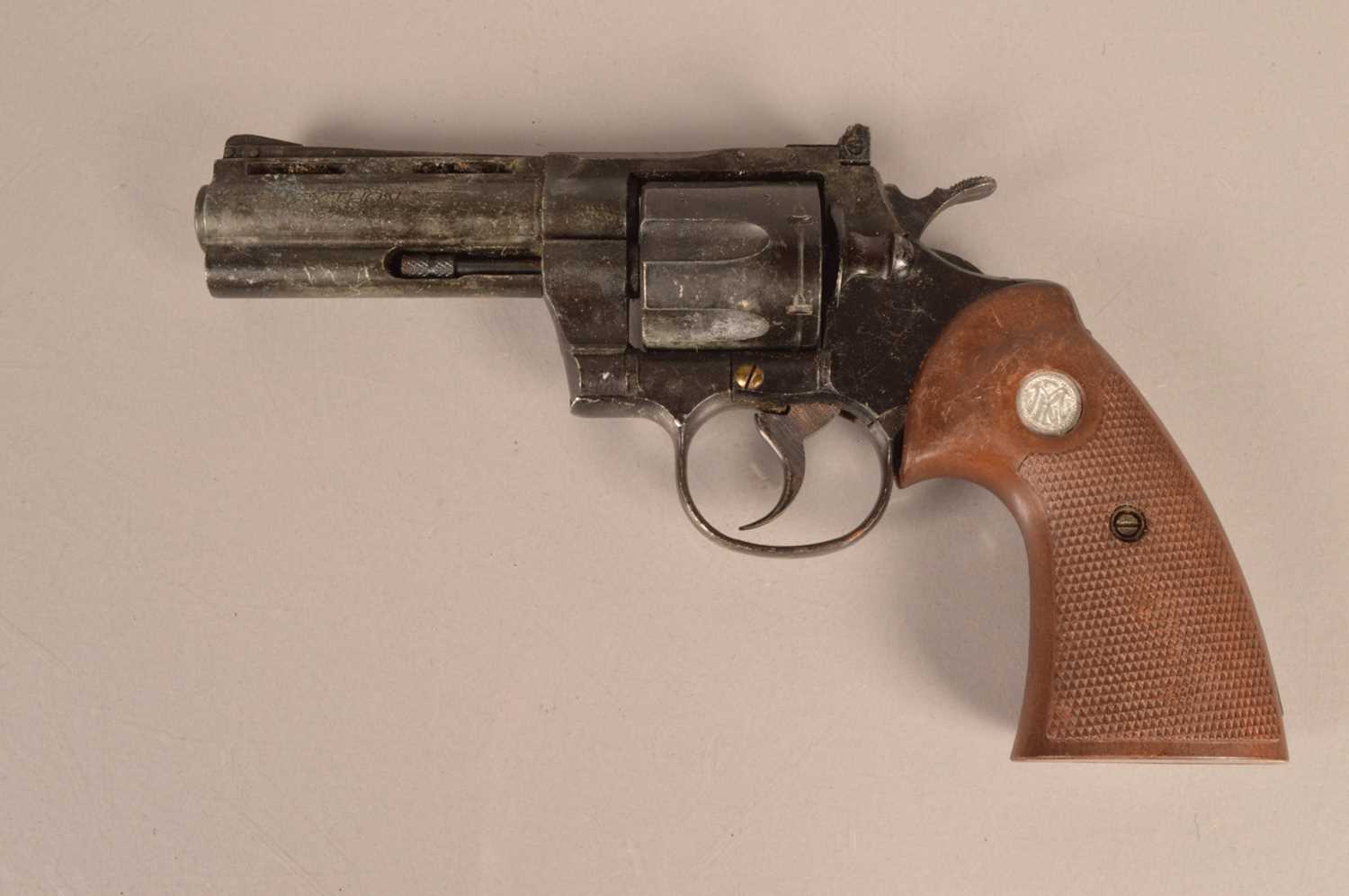 Lot 954 - An MGC Colt Replica Non-Firing Python 357 Magnum revolver