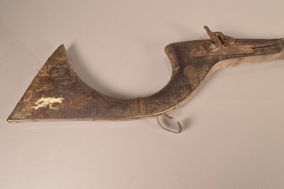Lot 966 - A Middle Eastern Percussion cap rifle
