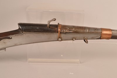 Lot 968 - A Middle Eastern Matchlock rifle