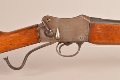 Lot 971 - A Greener EG Mark III 12 Bore single shot top loading shotgun