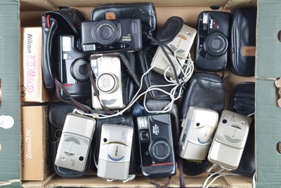 Lot 59 - A Tray of Nikon Compact Cameras