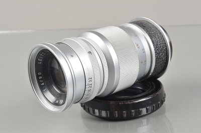 Lot 73 - A Leitz Wetzlar Elmar 90mm f/4 L39 Mount Lens