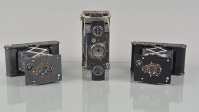 Lot 106 - Three Folding Strut Cameras