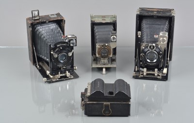 Lot 107 - Four Folding Plate Cameras