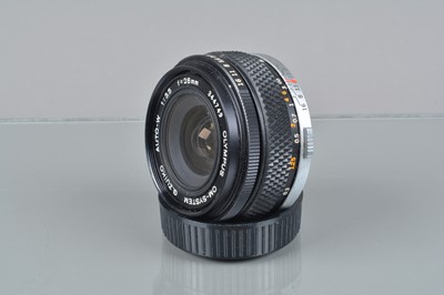 Lot 122 - An Olympus G Zuiko Auto-W 28mm f/3.5 OM Lens