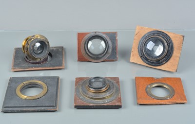 Lot 130 - A Group of Brass Lenses