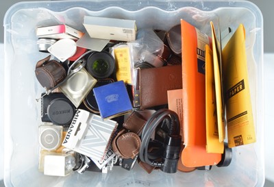 Lot 150 - A Box of Camera Related Accessories