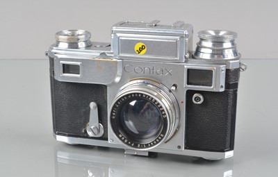 Lot 163 - A Zeiss Ikon Contax III Rangefinder Camera