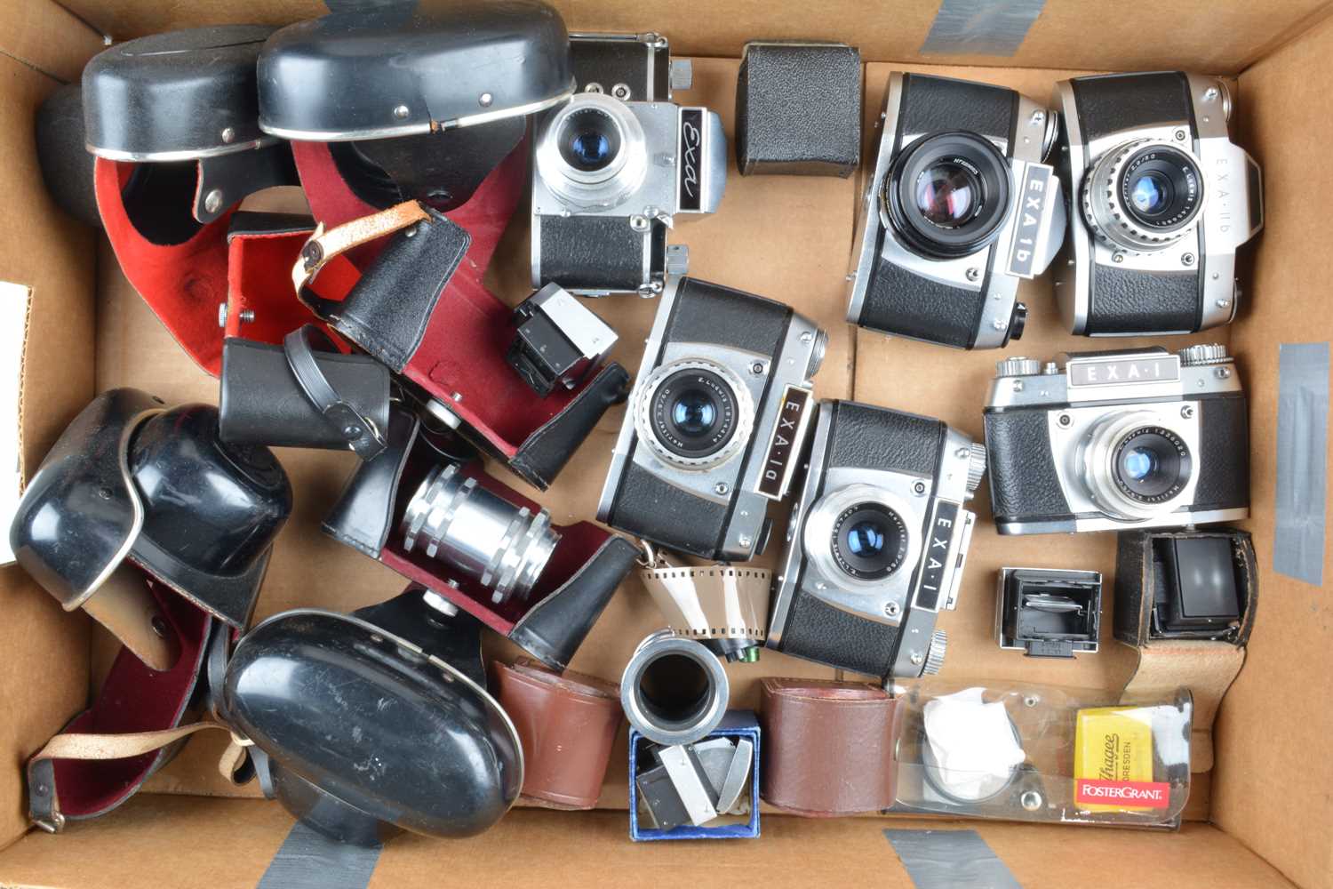 Lot 298 - A Group of Ihagee EXA SLR Cameras