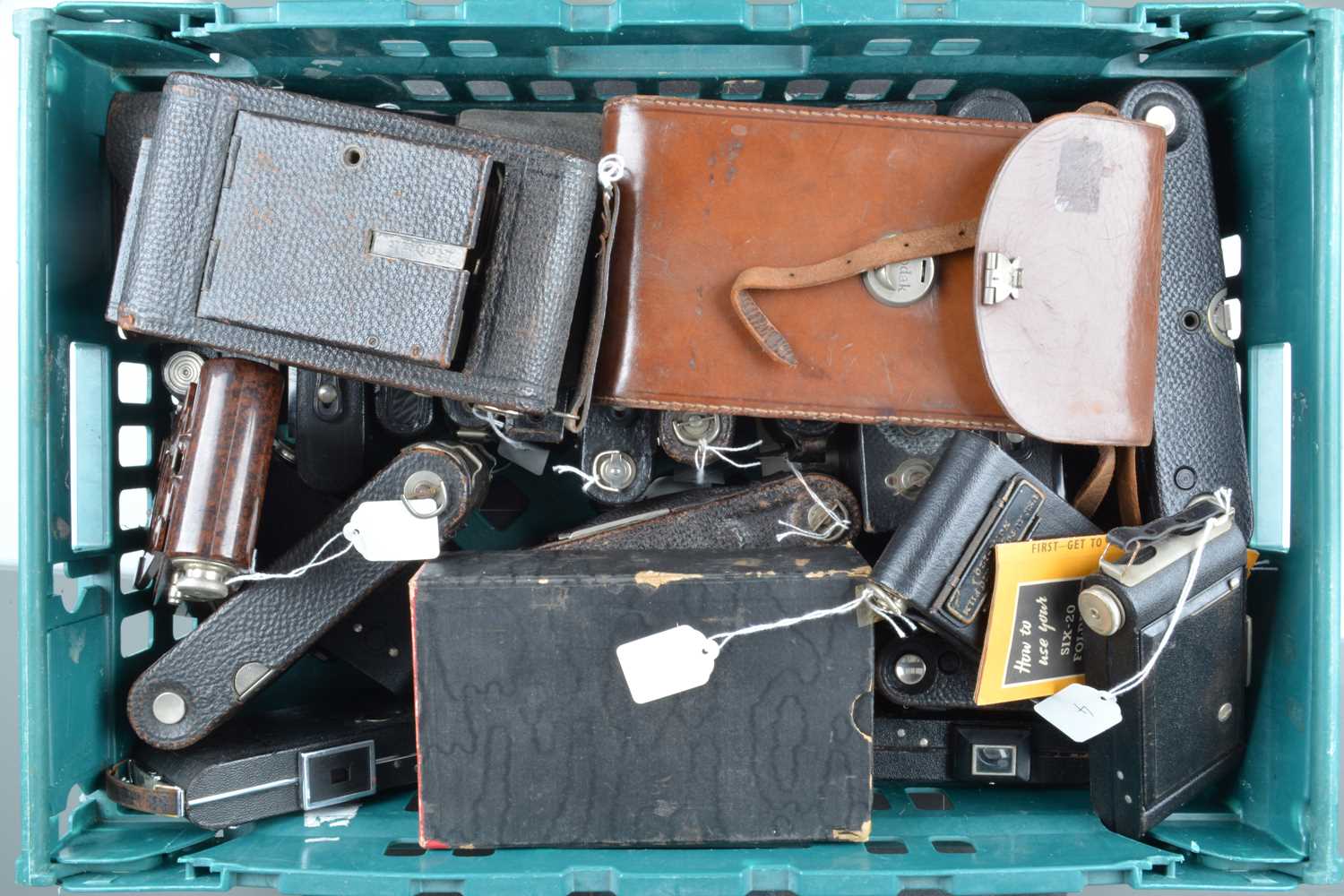 Lot 378 - A Tray of Kodak Folding Cameras