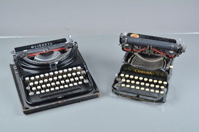 Lot 398 - Two Type writers