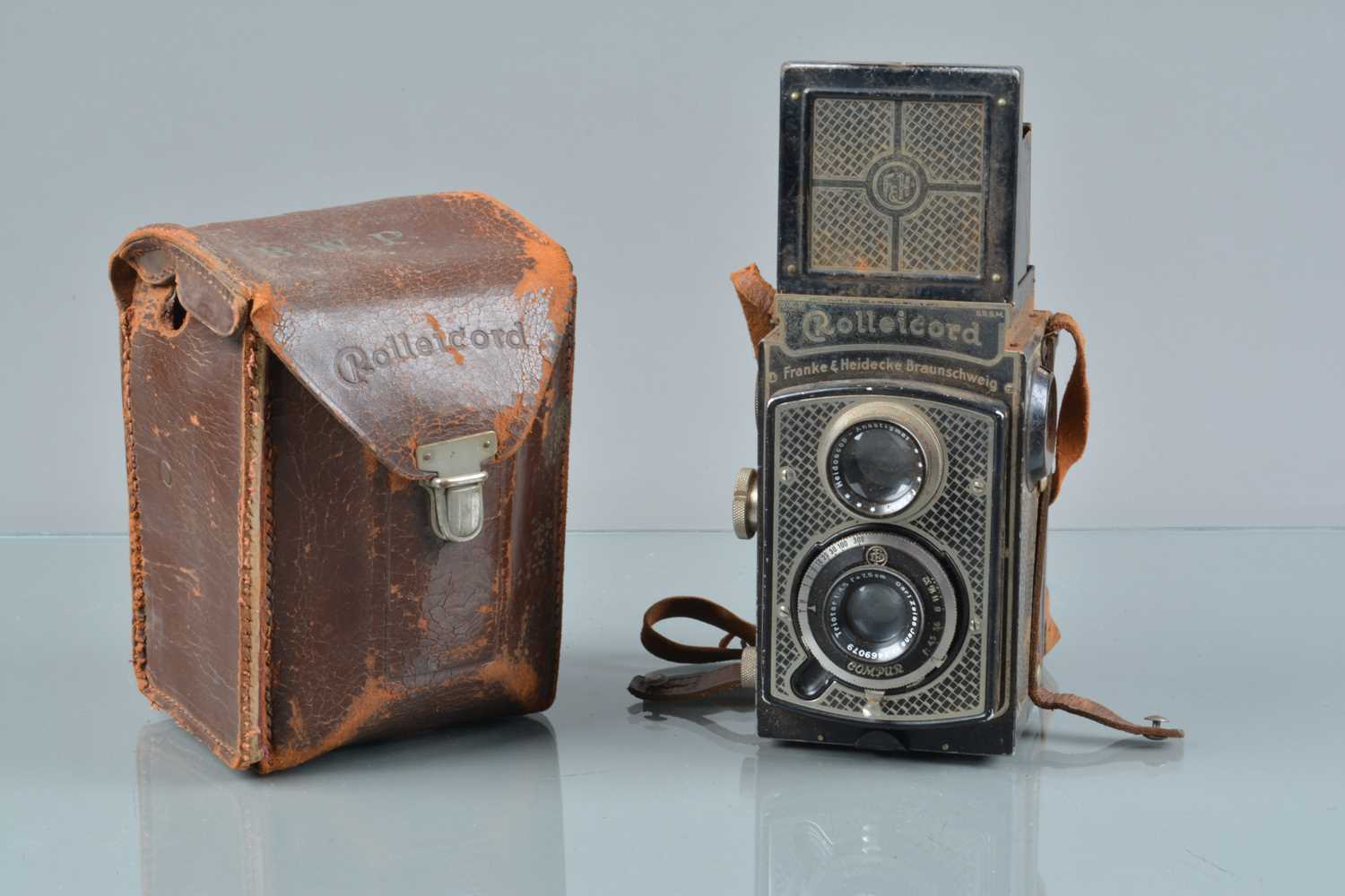Lot 402 - A Rolleicord I Nickel Plated TLR Cameras