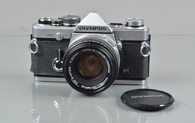 Lot 406 - An Olympus OM-2 MD SLR Camera