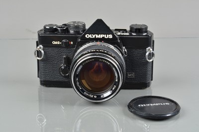 Lot 407 - An Olympus OM-2n MD SLR Camera