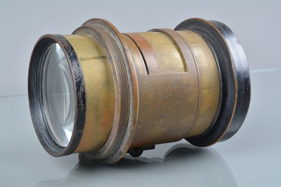 Lot 431 - A Brass Portrait Lens