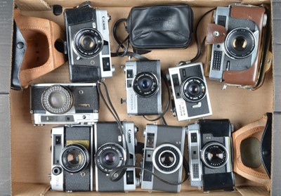 Lot 445 - A Tray of Rangefinder Cameras