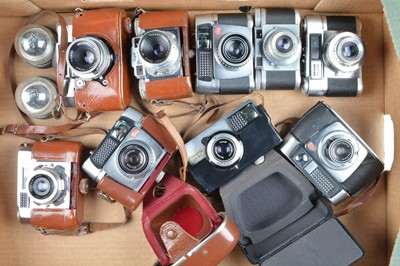 Lot 465 - A Tray of Braun Paxette Cameras