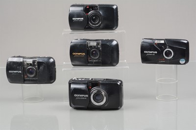Lot 480 - A Group of Olympus mju Compact Cameras