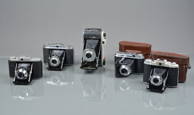 Lot 483 - Five Folding Cameras