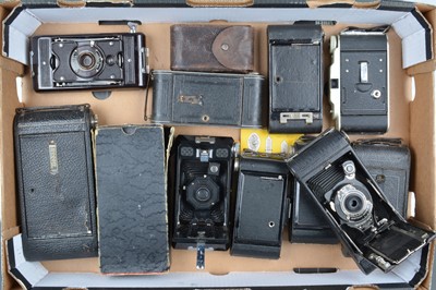 Lot 484 - A Tray of Folding Cameras