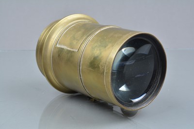 Lot 490 - A large Brass Lens
