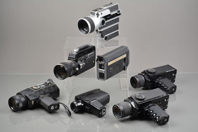 Lot 508 - A Group of Super 8 Cine Cameras